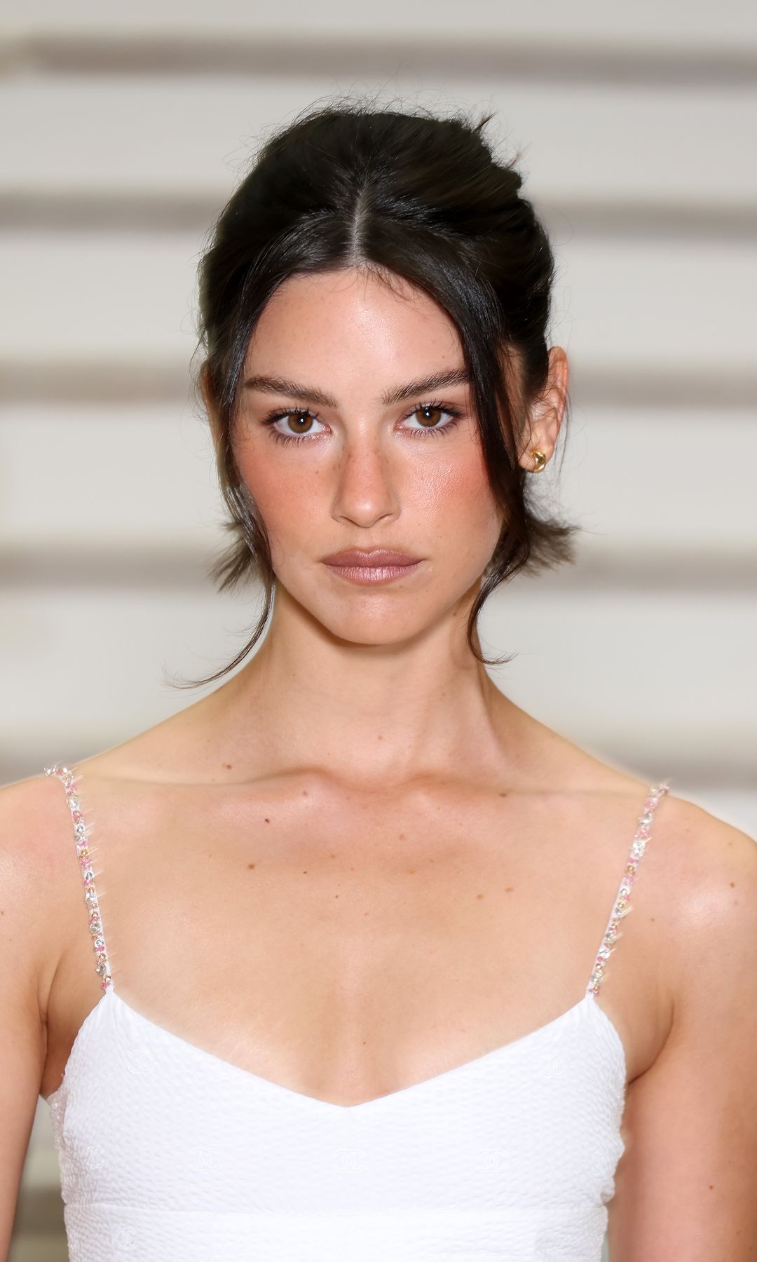 Gracie Abrams attends the Chanel Haute Couture Fall/Winter 2025/2026 show as part of Paris Fashion Week on July 08, 2025 in Paris, France. 