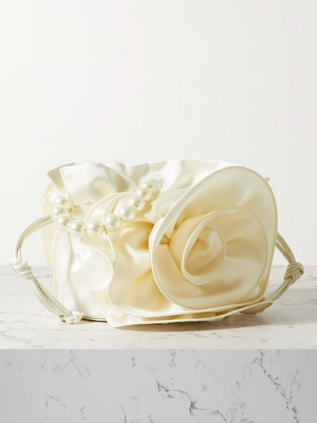 Cream rose bag 