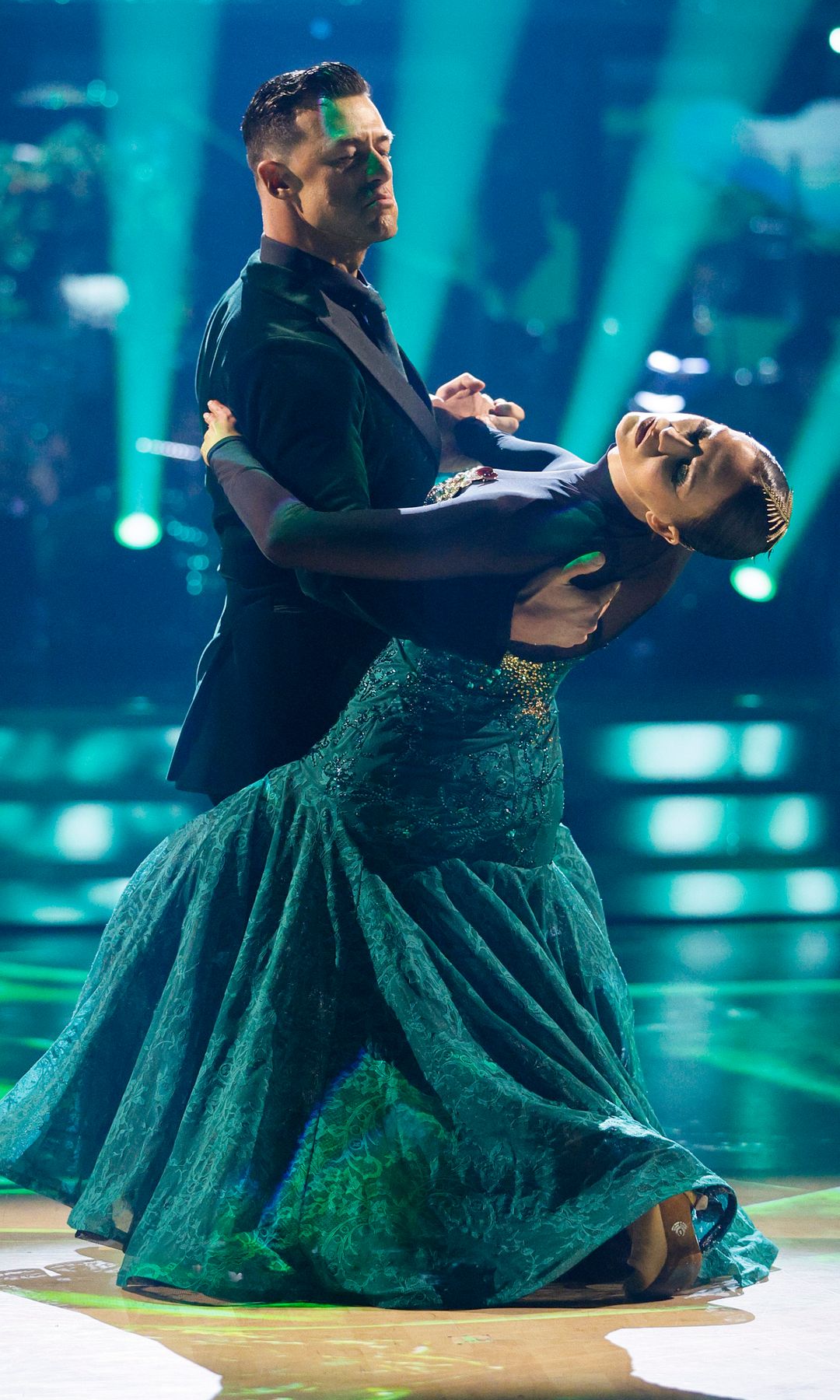 Kai Widdrington and Vicky Pattison dancing a tango