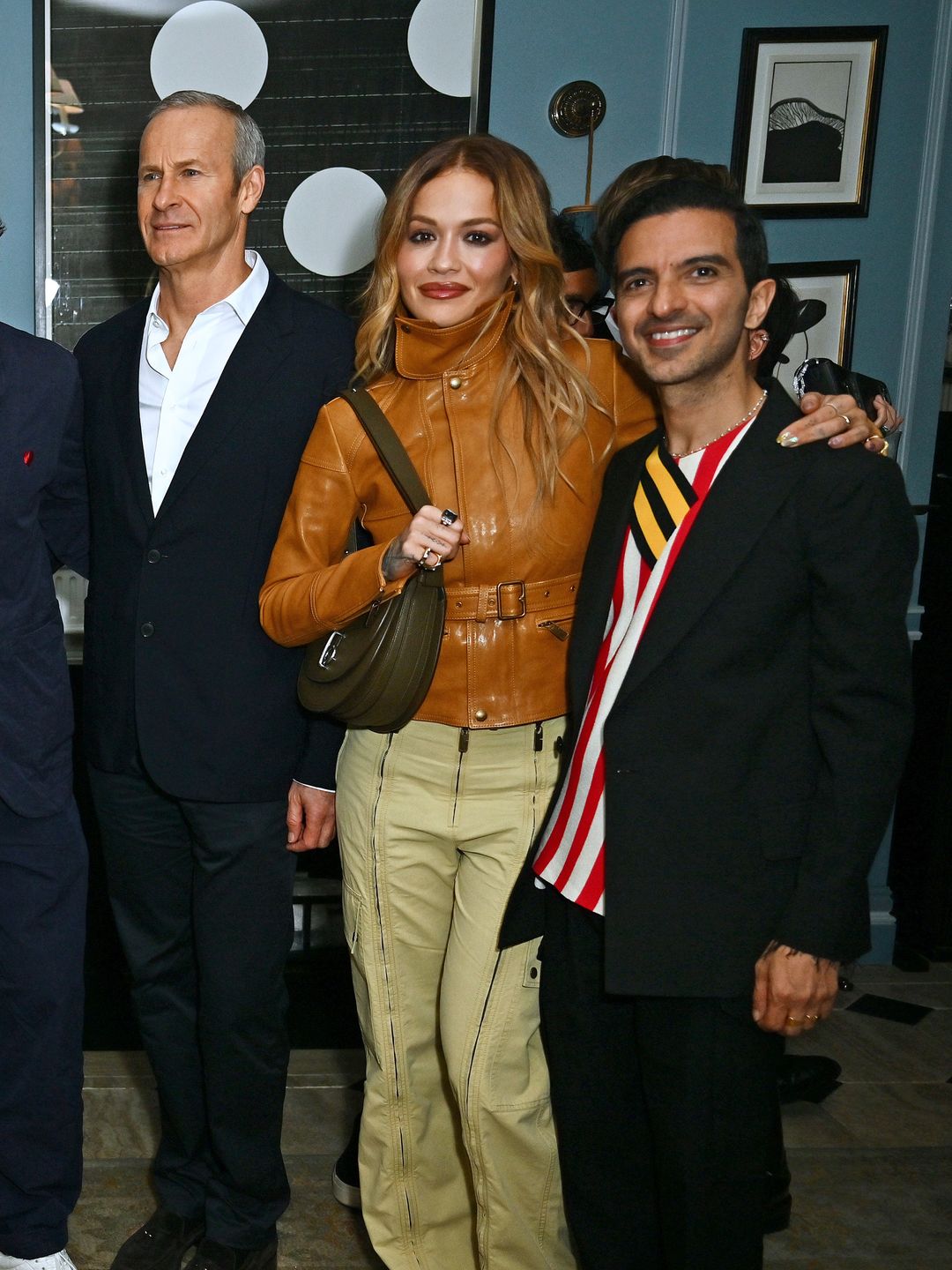 Taika Waititi, Idris Elba, Sabrina Elba, Joel Edgerton, Vladislav Doronin, Rita Ora and Imran Amed attend an intimate dinner to celebrate the 20th anniversary of Maria Sharapova's first Wimbledon title hosted by Imran Amed, Founder & CEO of The Business of Fashion, and Kristina Romanova, CEO of Aman Essentials, at The Twenty Two on July 3, 2024 in London, England. (Photo by Dave Benett/Getty Images for The Business of Fashion)