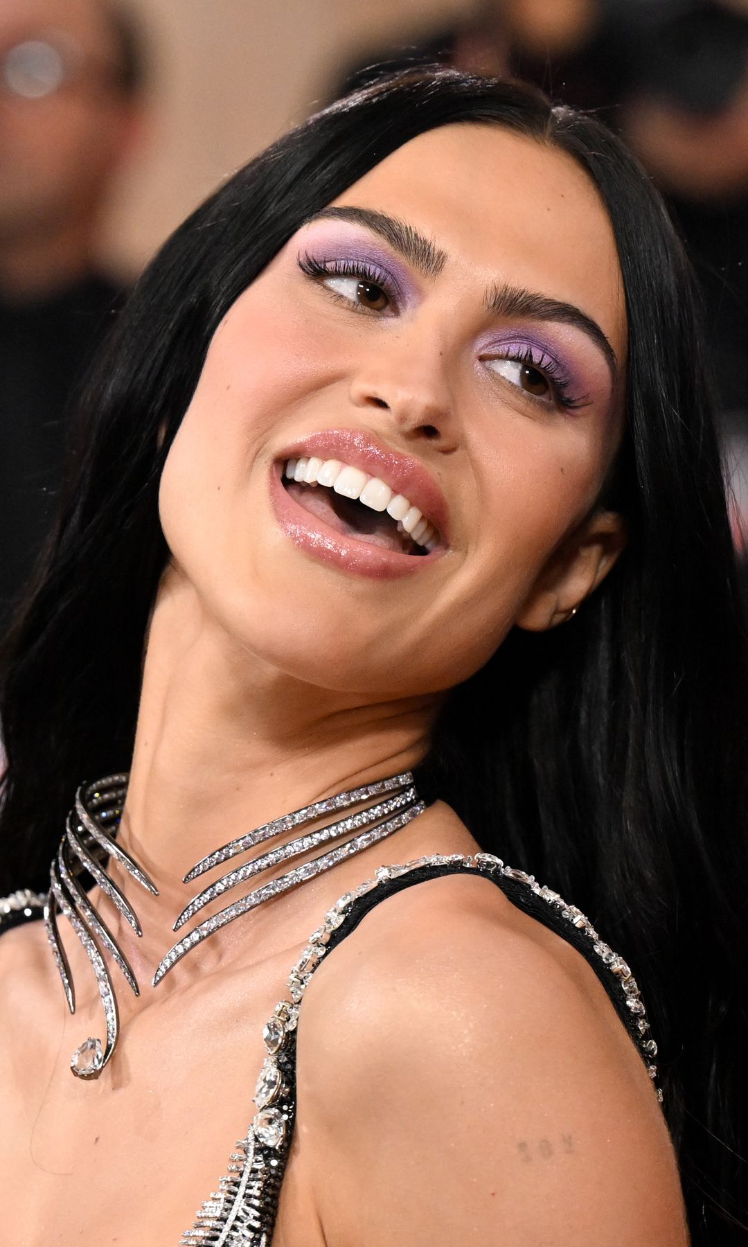 Amelia Gray at the 83rd Annual Golden Globes held at The Beverly Hilton on January 11, 2026 in Beverly Hills, California