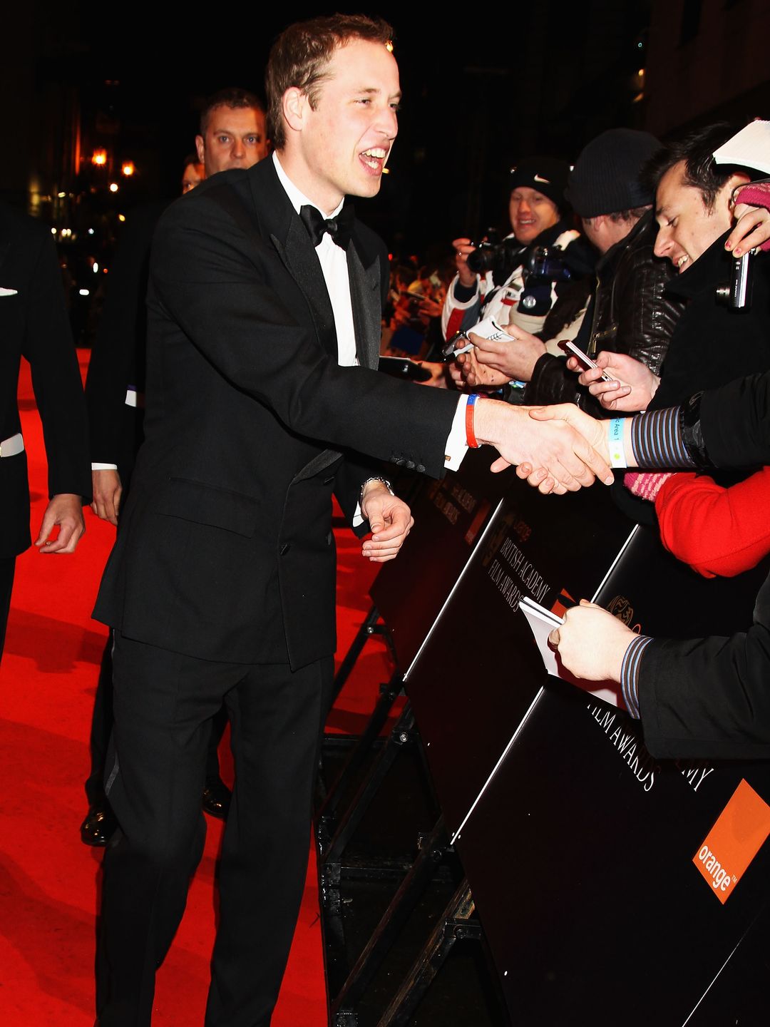 Prince William attends the British Academy Film Awards 2010 