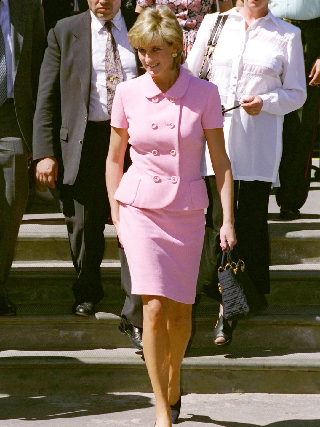 Princess Diana pink suit