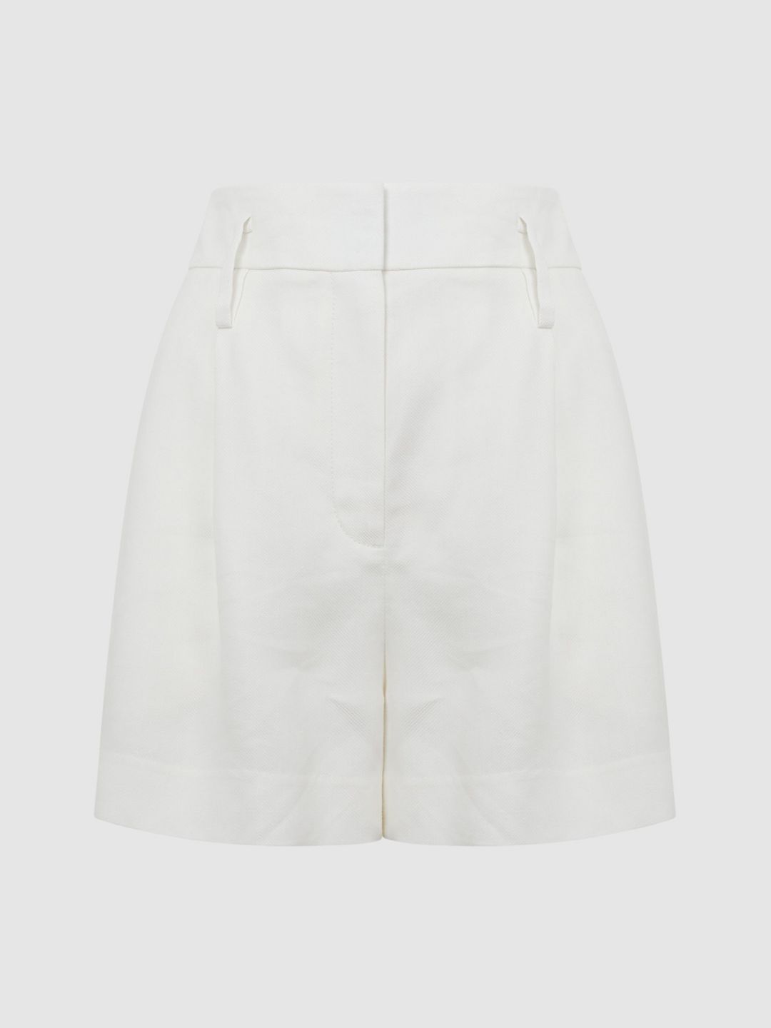 Hollie Linen Pleat Front Shorts – Reiss 