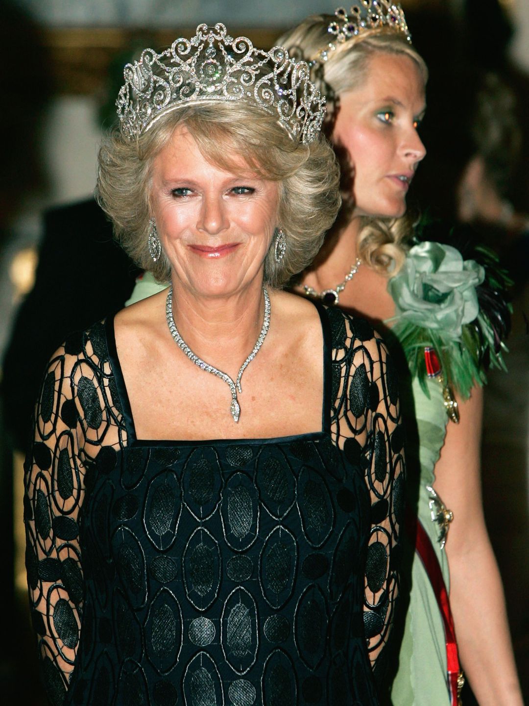 Queen Camilla wearing Delhi Durbar tiara 
