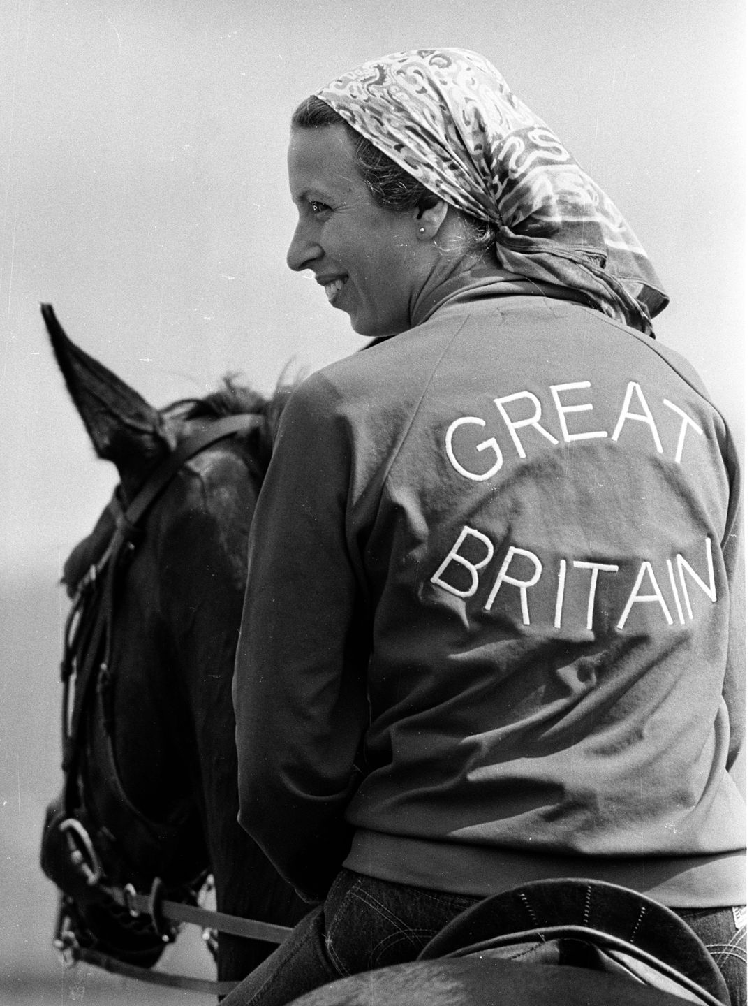 Princess Anne competes as part of the British equestrian team in the Montreal Olympic Games on July 19, 1976 