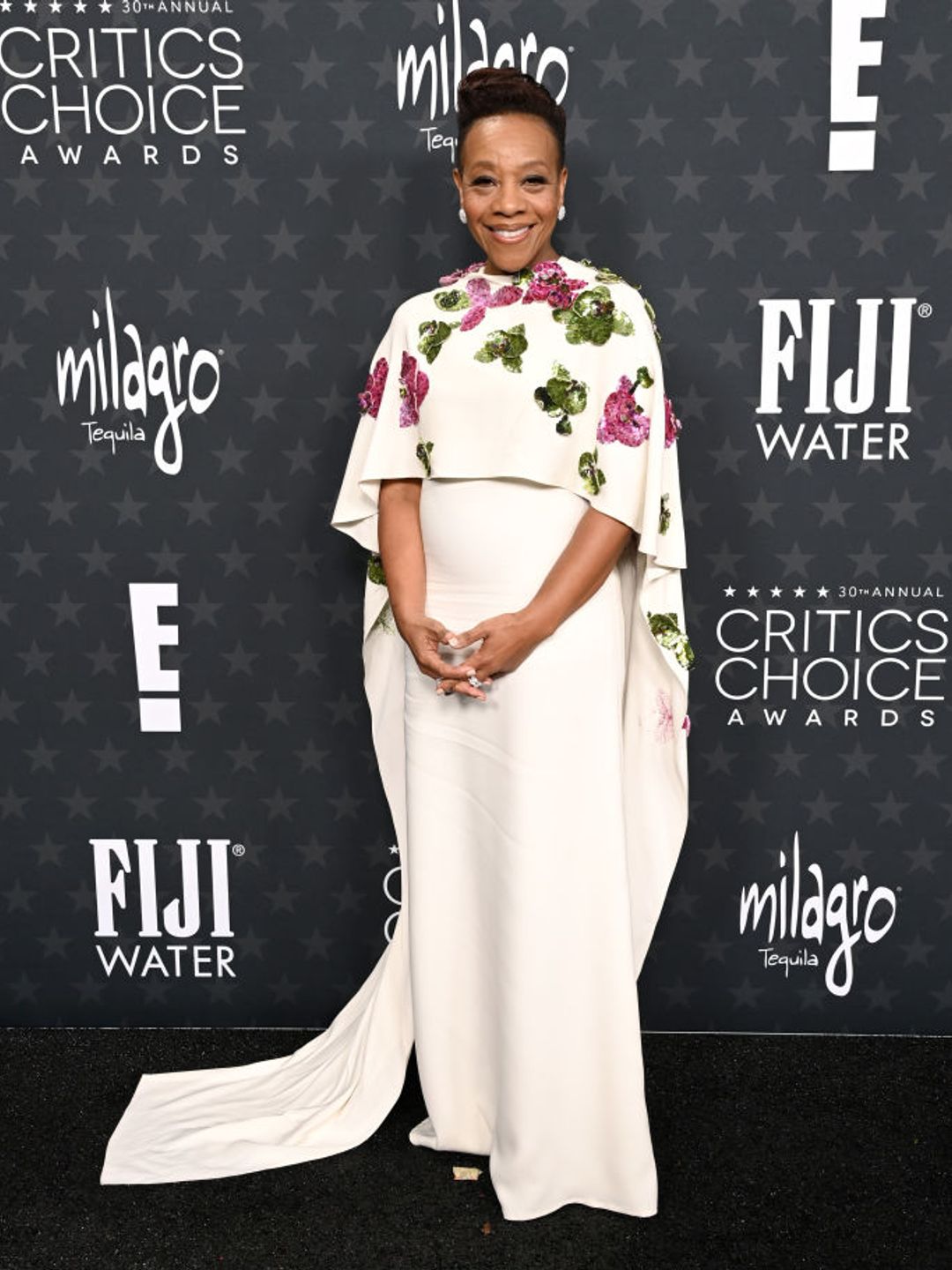 SANTA MONICA, CALIFORNIA - FEBRUARY 07: Marianne Jean-Baptiste attends the 30th Annual Critics Choice Awards at Barker Hangar on February 07, 2025 in Santa Monica, California.  (Photo by Jon Kopaloff/WireImage)