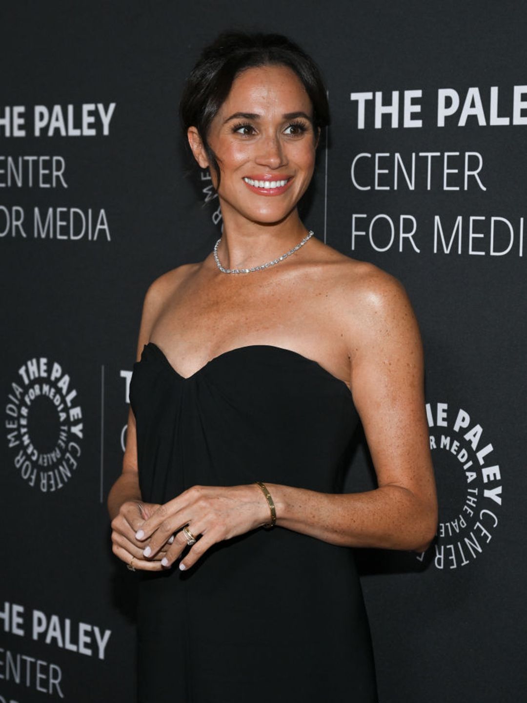 Meghan, Duchess of Sussex at The Paley Gala Honoring Tyler Perry at Beverly Wilshire, A Four Seasons Hotel on December 4, 2024 in Los Angeles, California. (Photo by Michael Buckner/Variety via Getty Images)