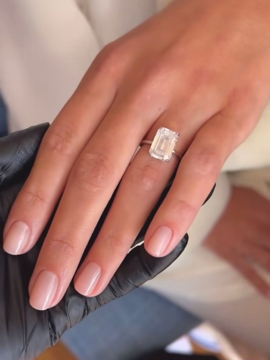 Sofia Richie's wedding nails 