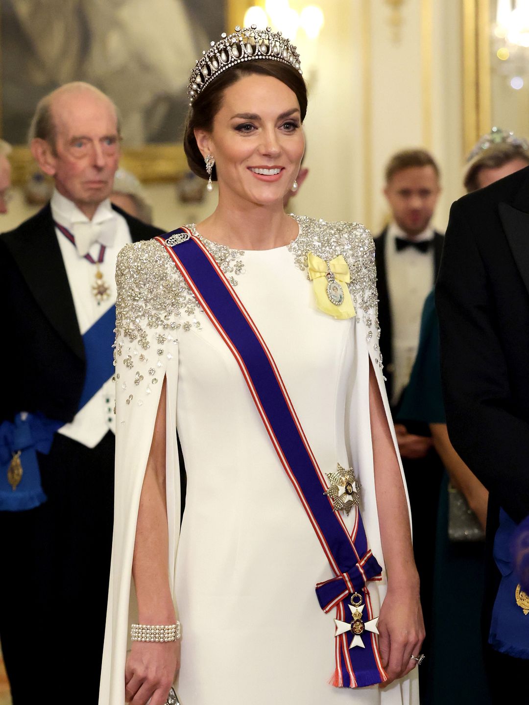 The Princess of Wales at a state banquet in 2022