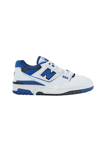 New Balance 550 rubber and mesh-trimmed leather sneakers