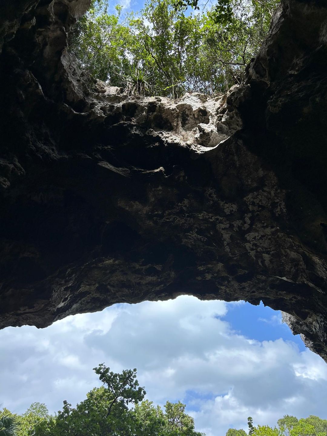 The stunning rock formation at Preacher's Cove