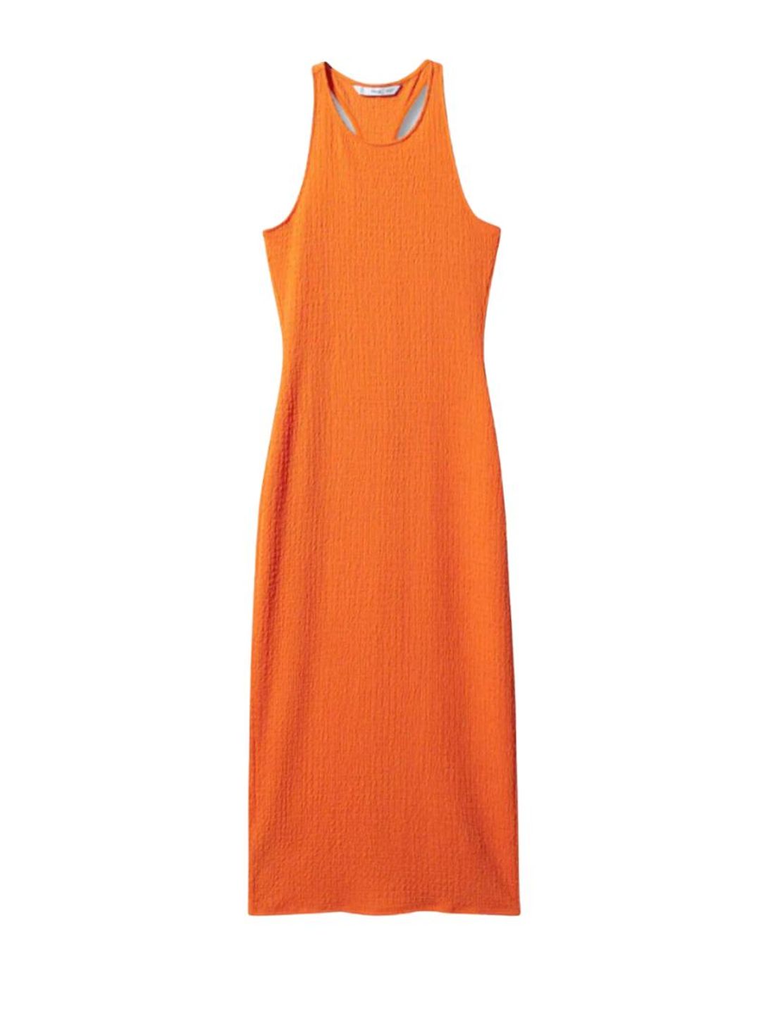 Orange tank top dress
