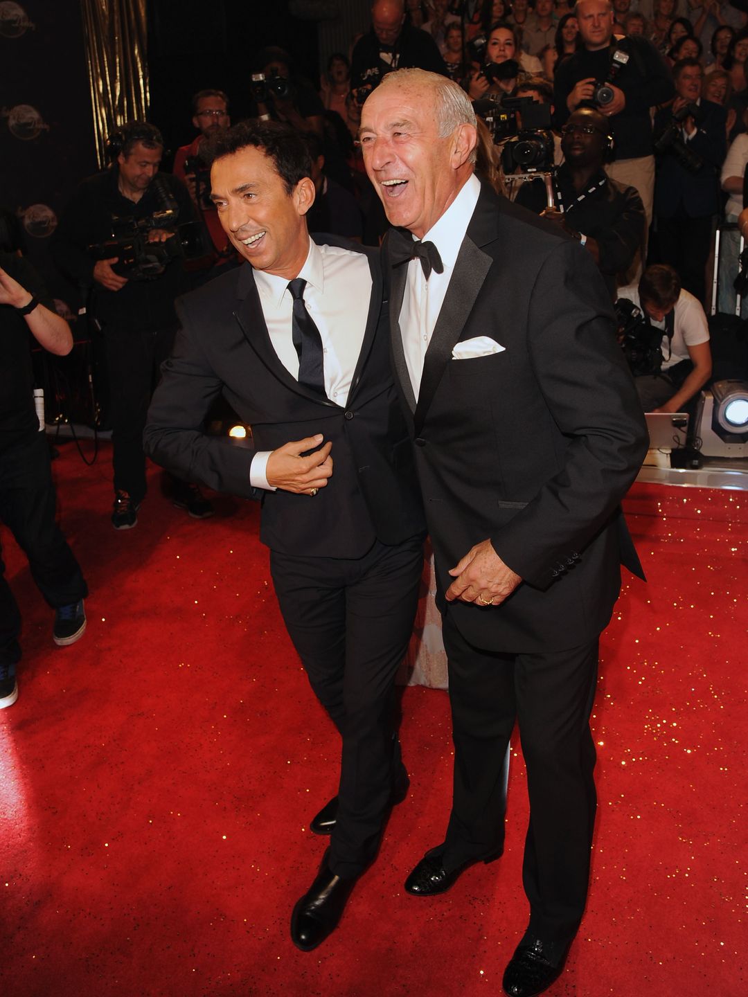 Bruno Tonioli and Len Goodman at Strictly launch