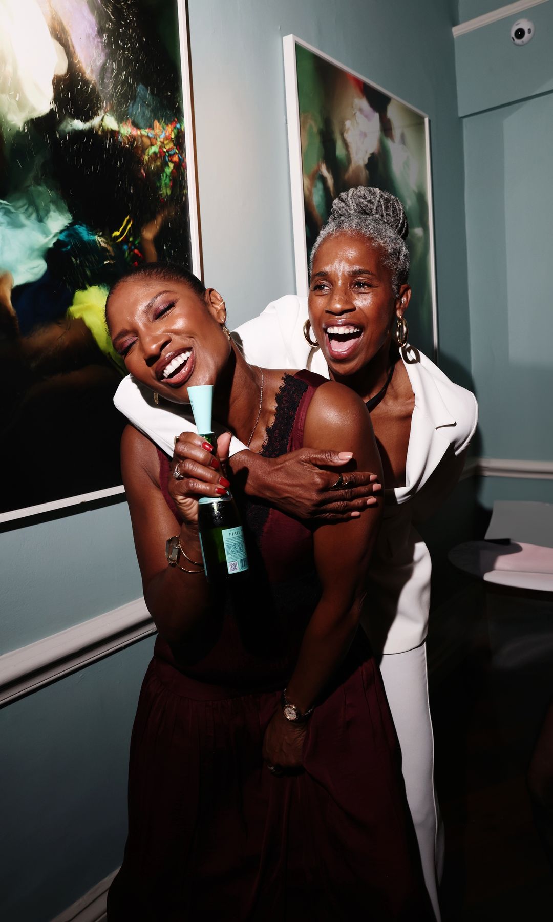 Jenny Stoute and Denise Lewis singing