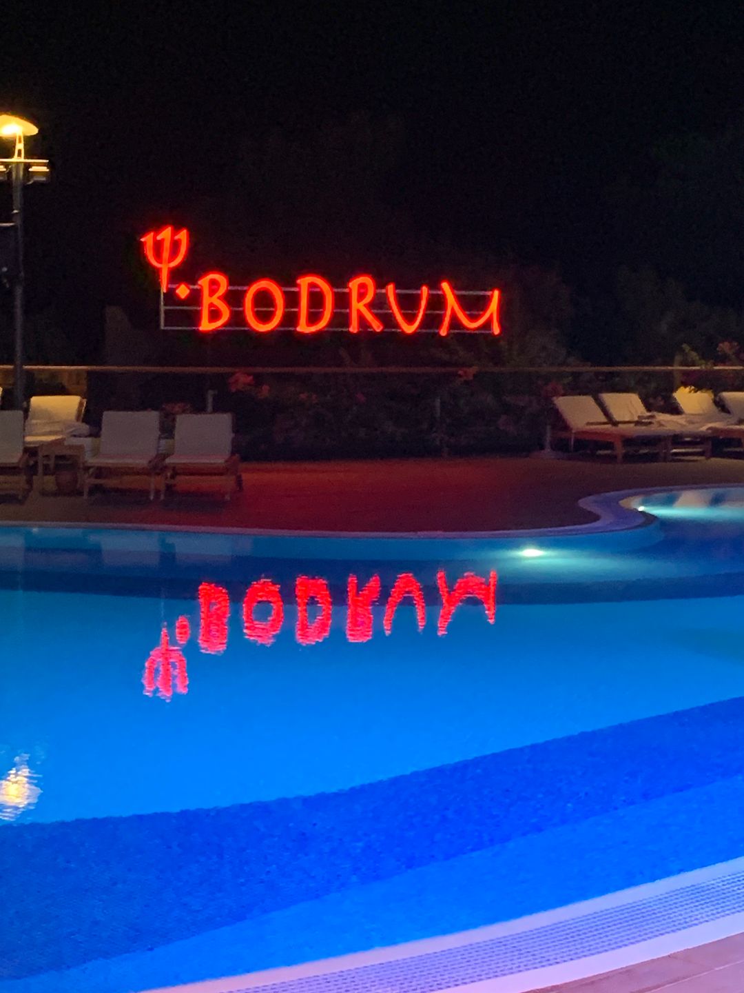 The pool at the resort
