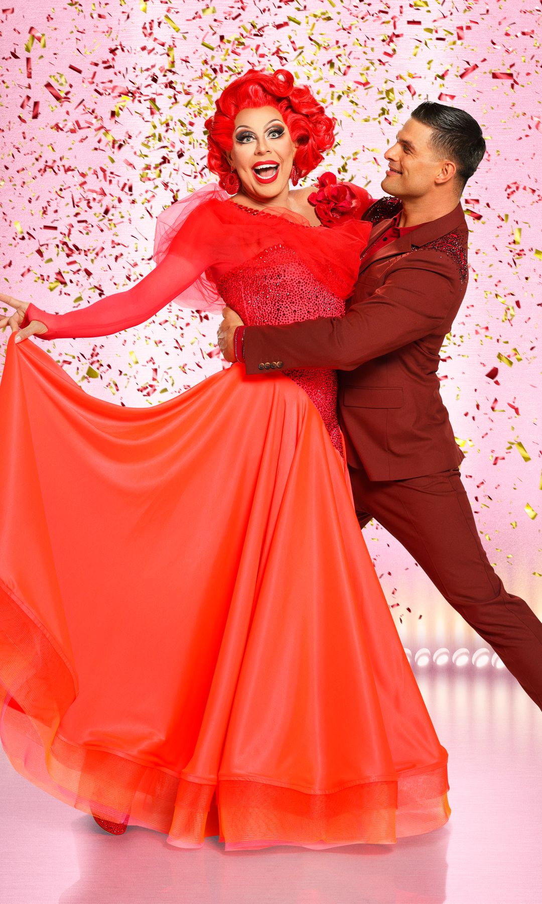 La Voix and Aljaz Skorjanec on Strictly Come Dancing