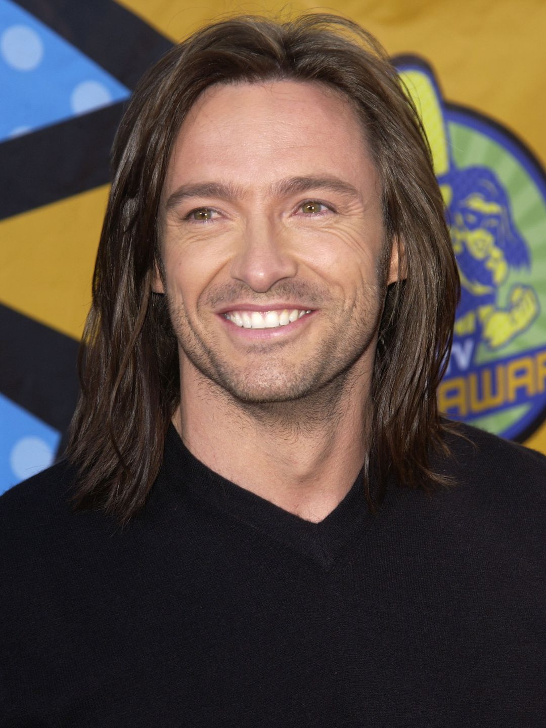 hugh jackman with long hair