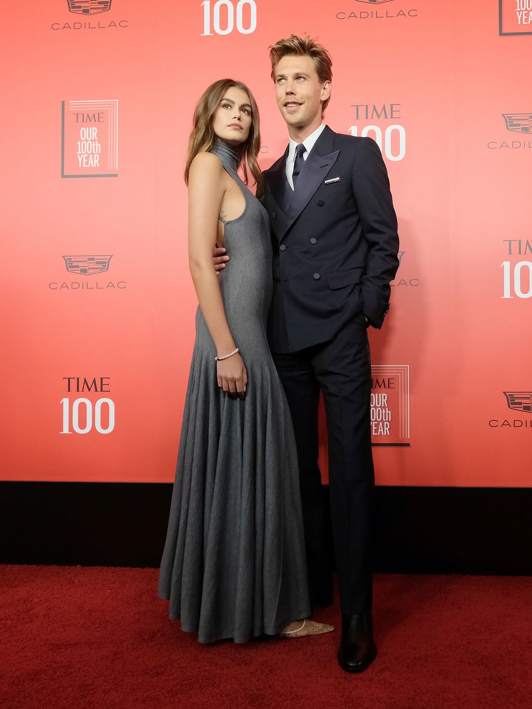  Kaia Gerber and Austin Butler attend the 2023 TIME100 Gala in New York