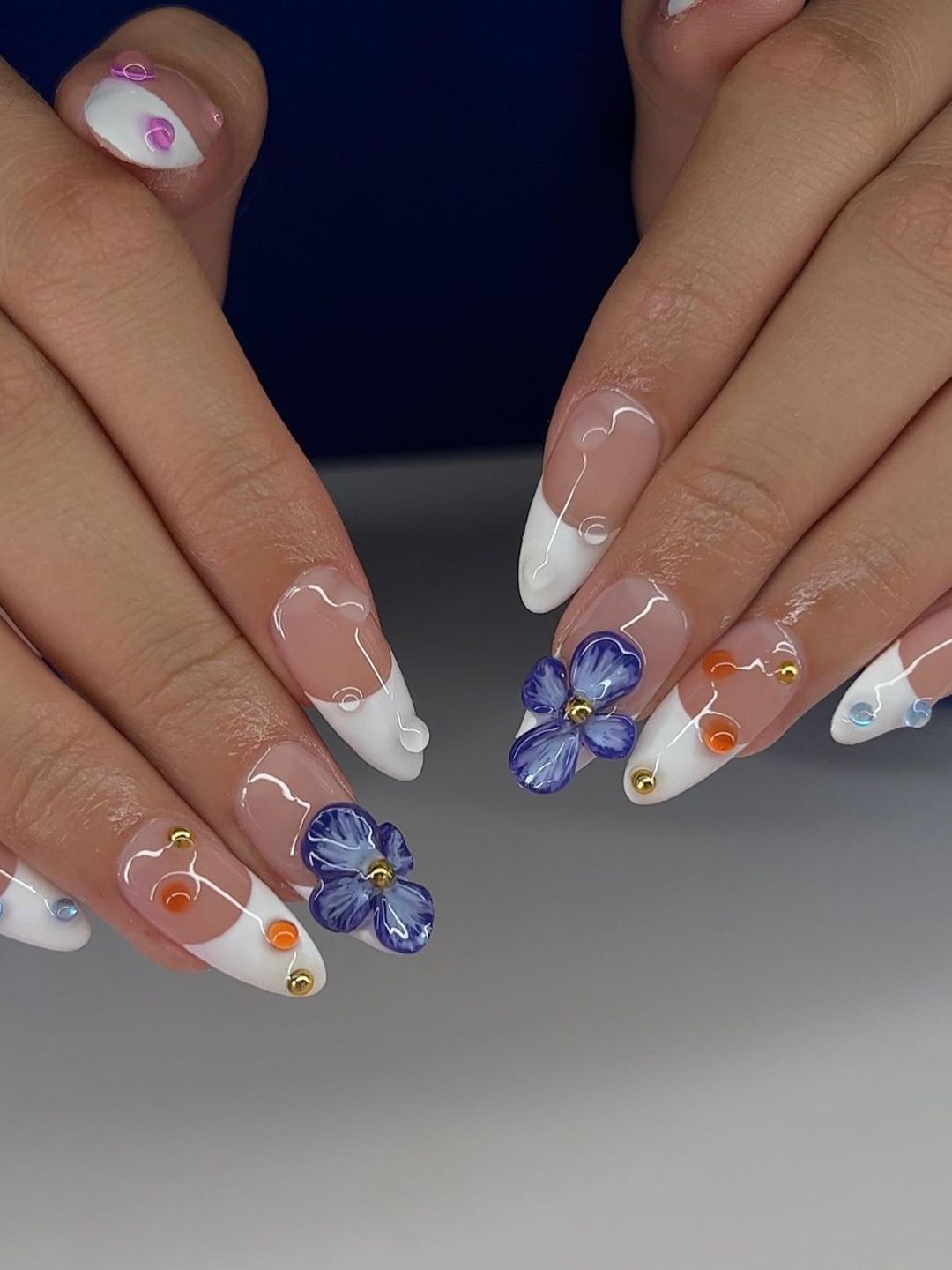 Floral nails 