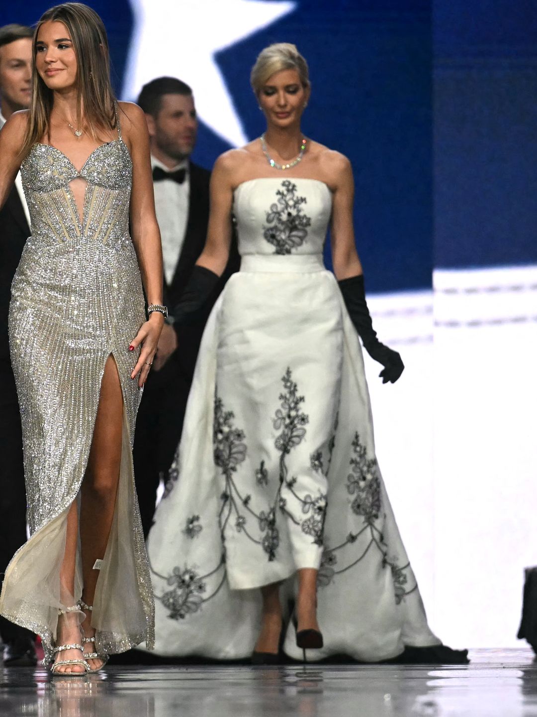 Ivanka Trump wore a custom Givenchy gown for the occasion