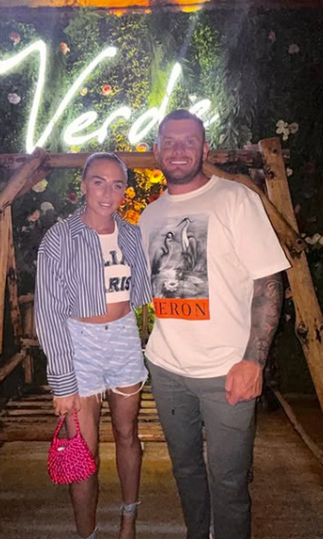 Alex Greenwood with her boyfriend