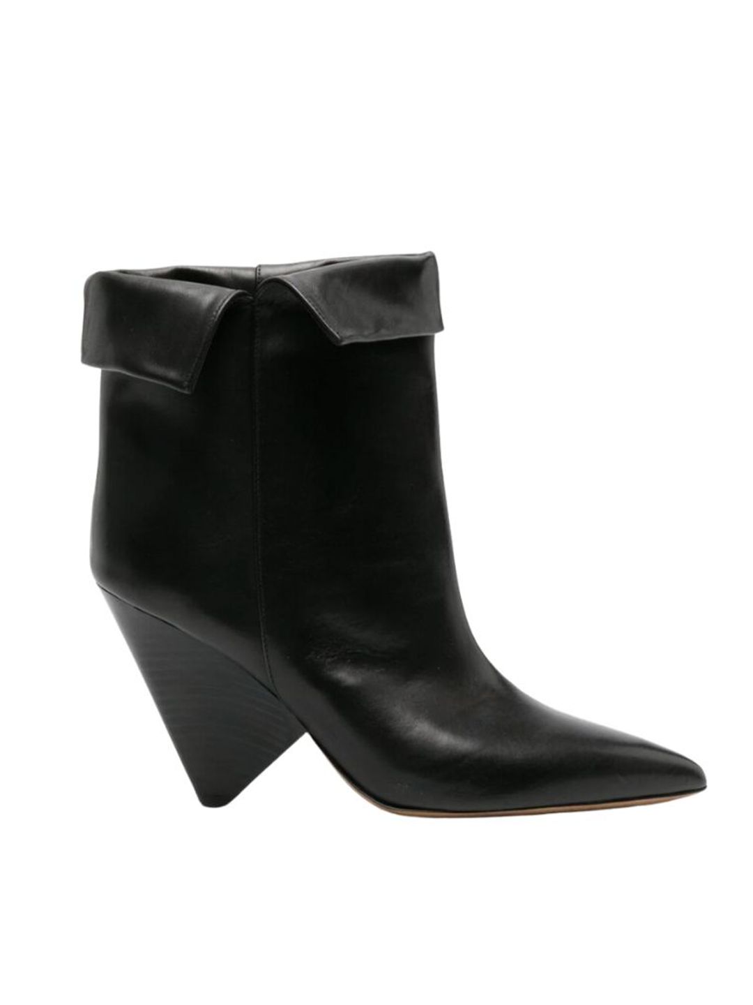 Pointed heel ankle boots 