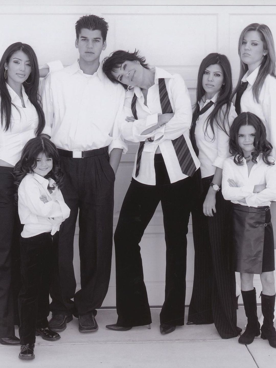 Kris Jenner shares a throwback with her entire family, including kids Kim, Khloé, Kourtney, Rob, Kendall, and Kylie