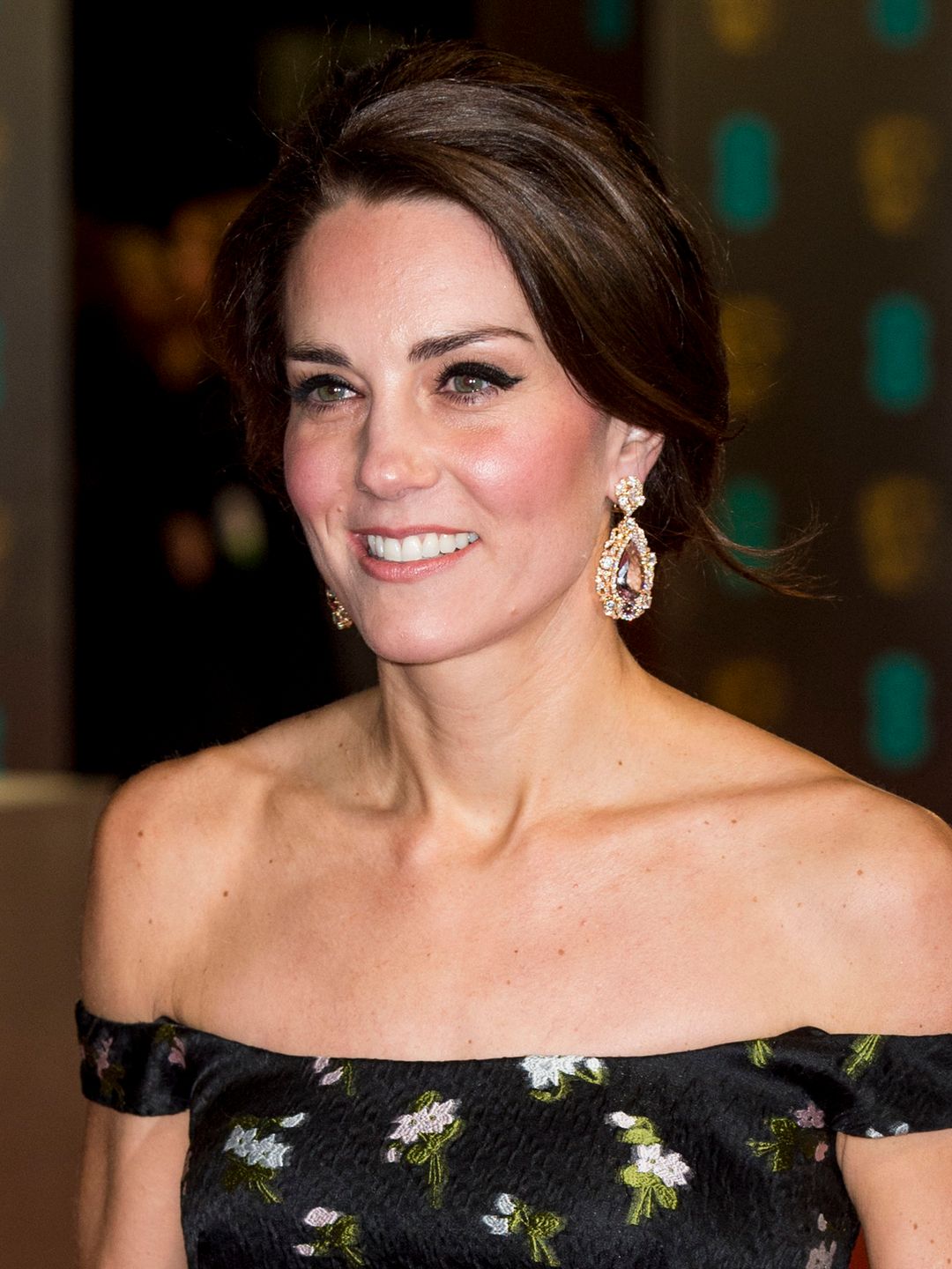 Kate Middleton smiling at the BAFTAs 