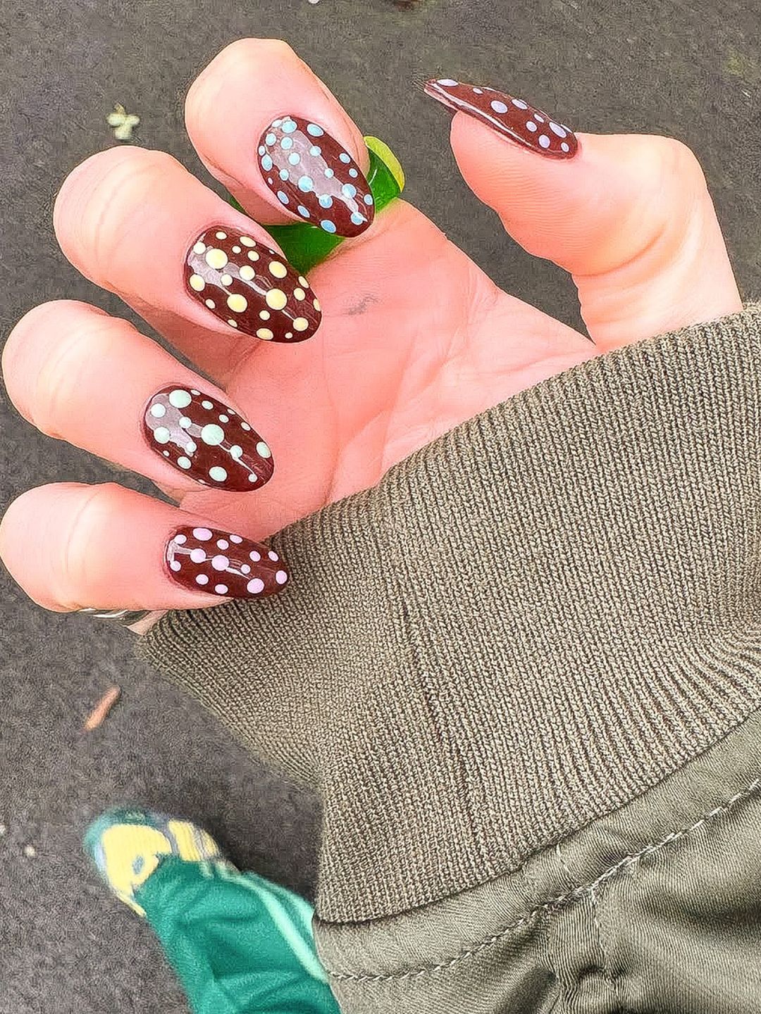 Polka Dot nails