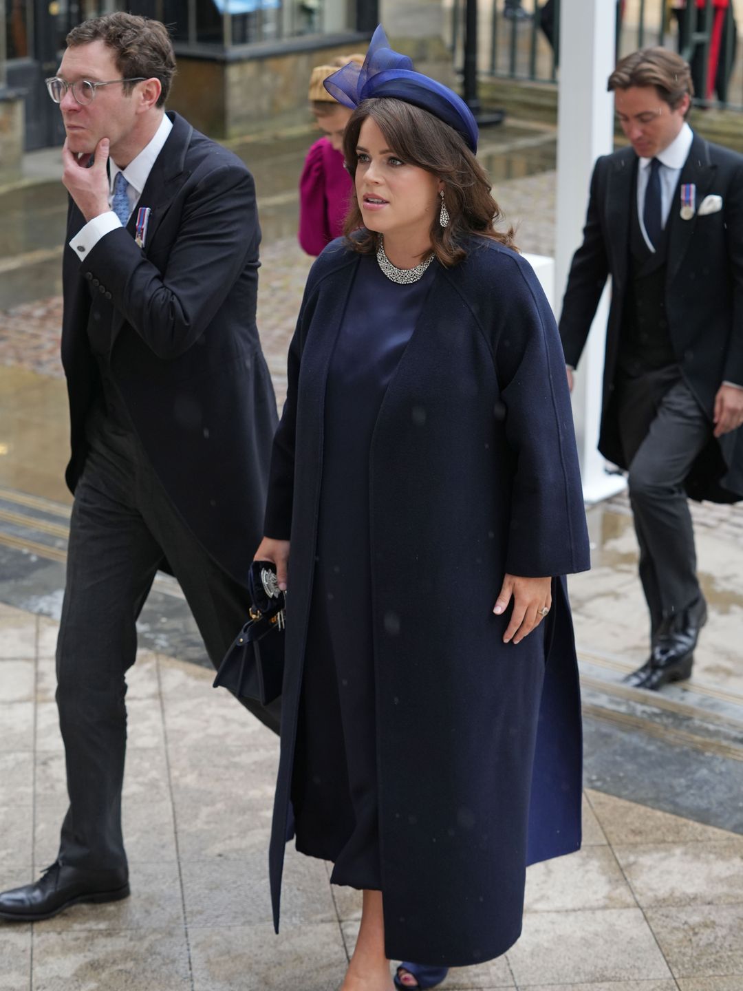Princess Eugenie looked stunning in navy blue