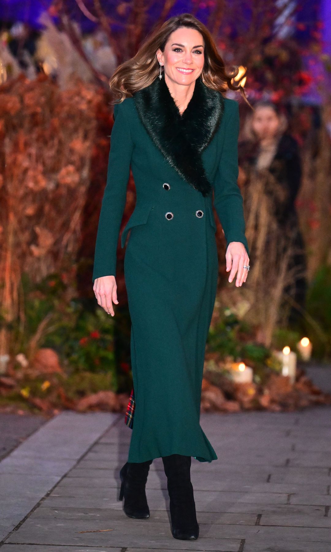 Princess of Wales arrives at Together at Christmas Carol Service