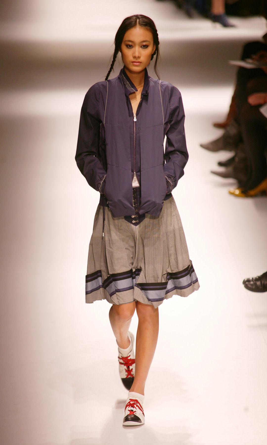 Marithé + François Girbaud runway model