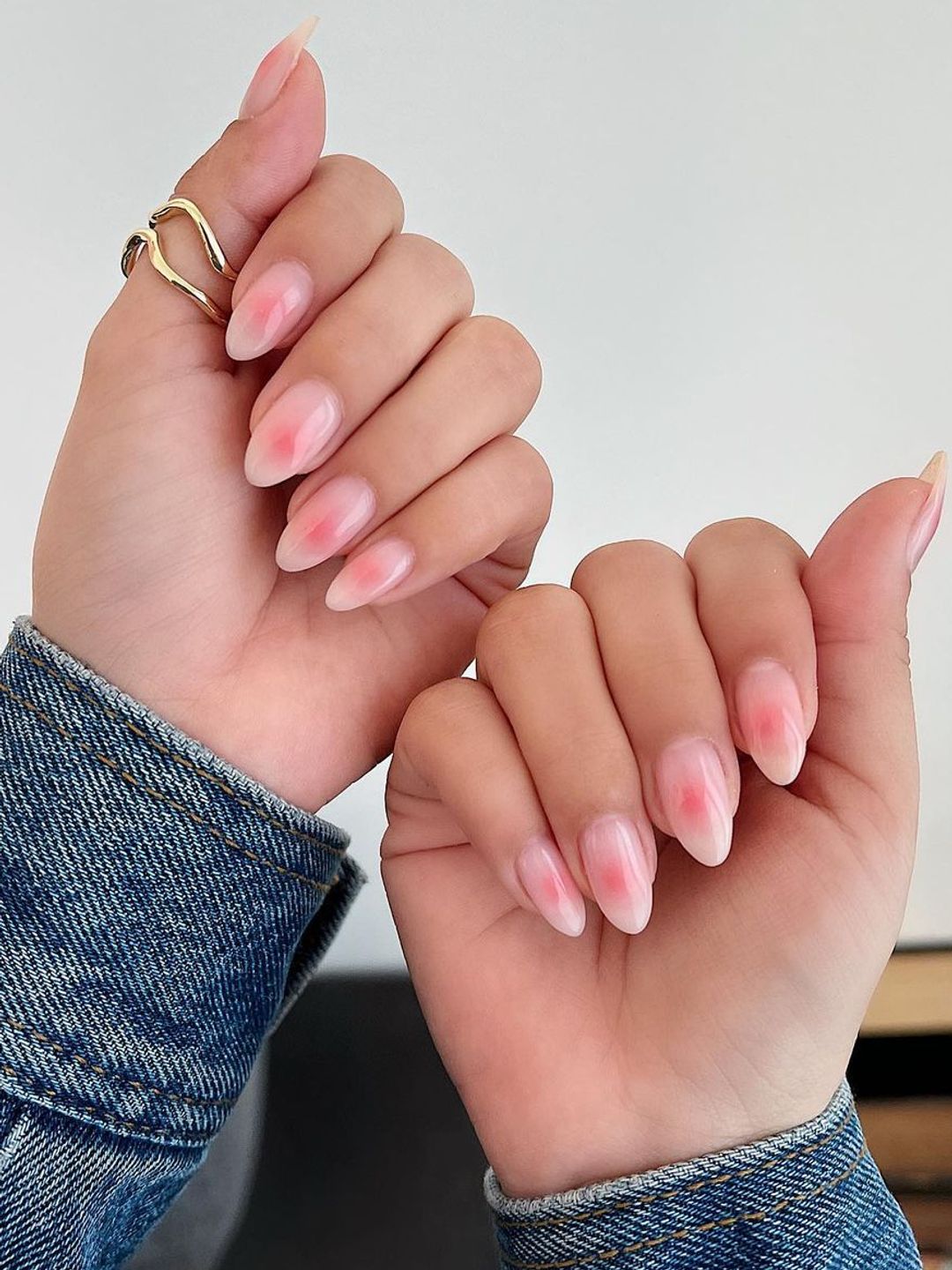 Blush nails 
