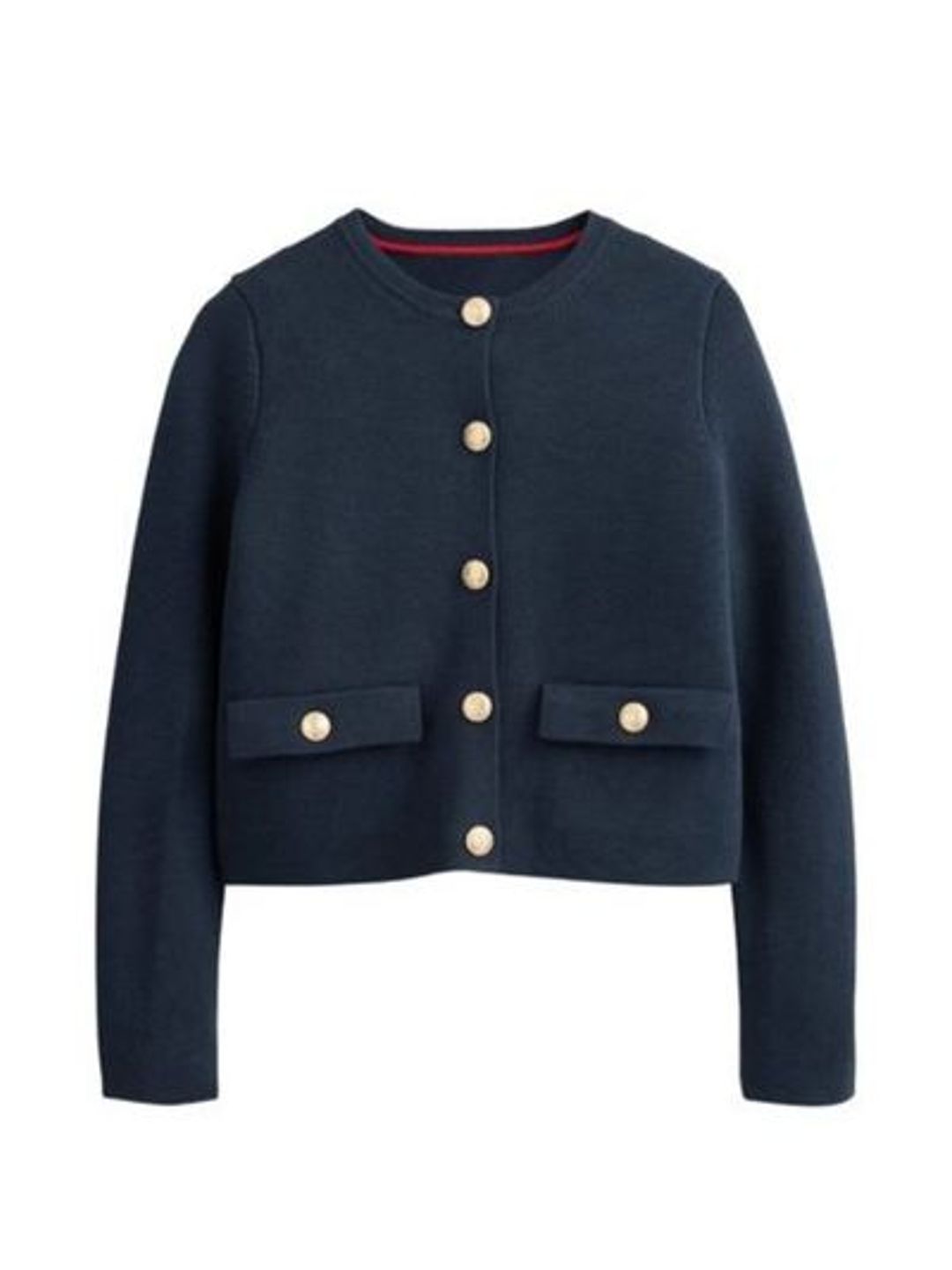 Boden cropped knitted jacket 