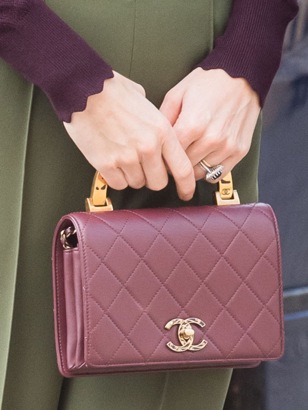 Chanel Mini Flap Bag in Black Lambskin - Kate Middleton Bags - Kate's Closet