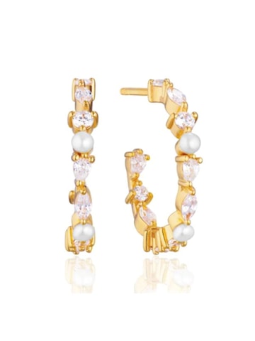 Sik Jakobsn pearl hoop earrings