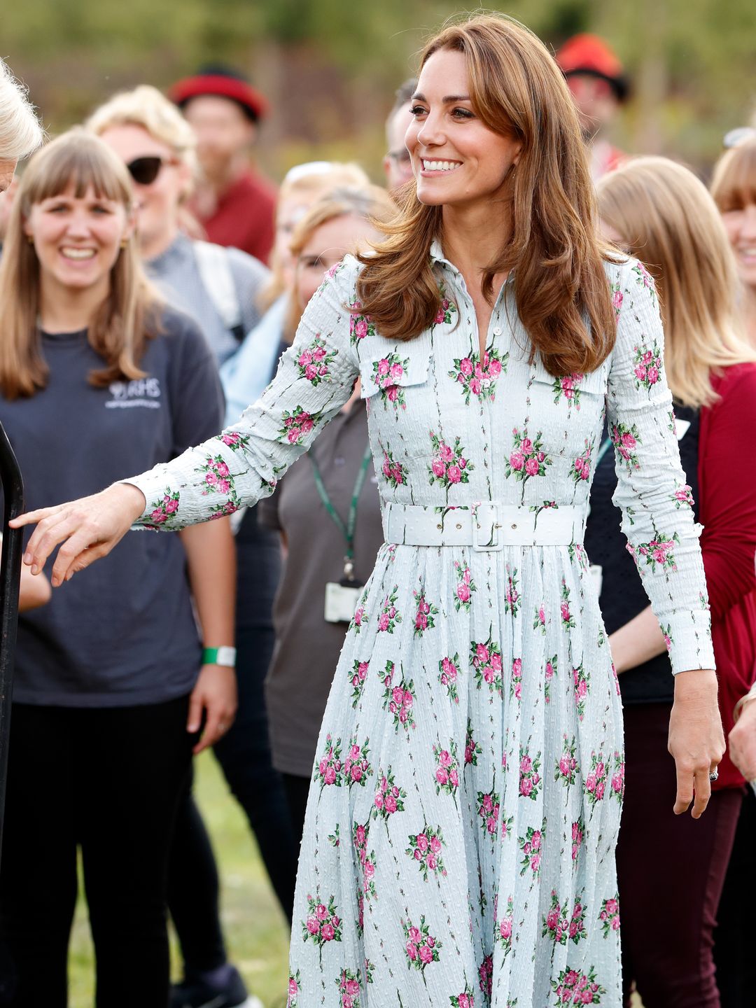 Princess Kate is also a fan of floral shirt dresses