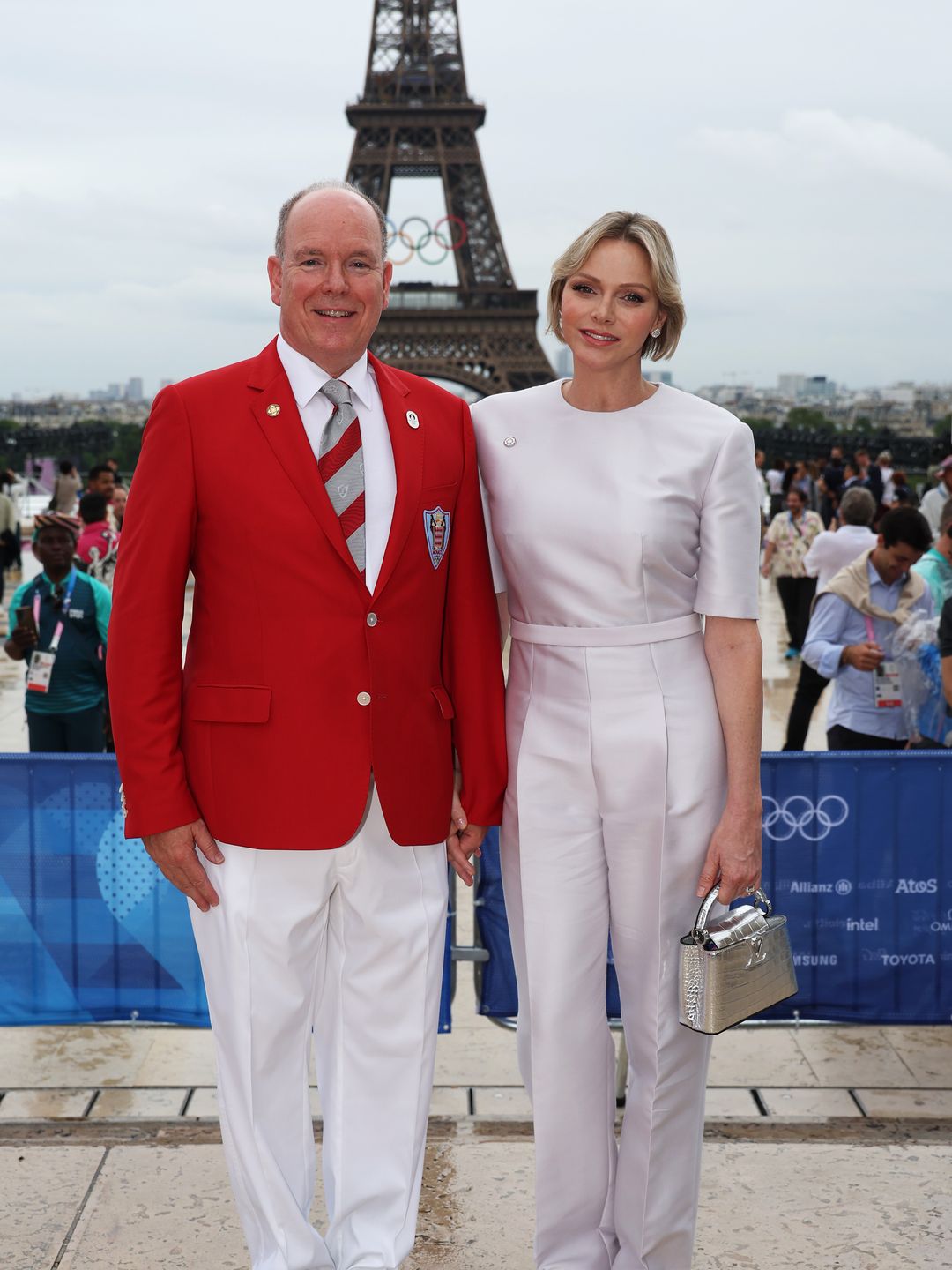 prince albert and princess charlene in paris