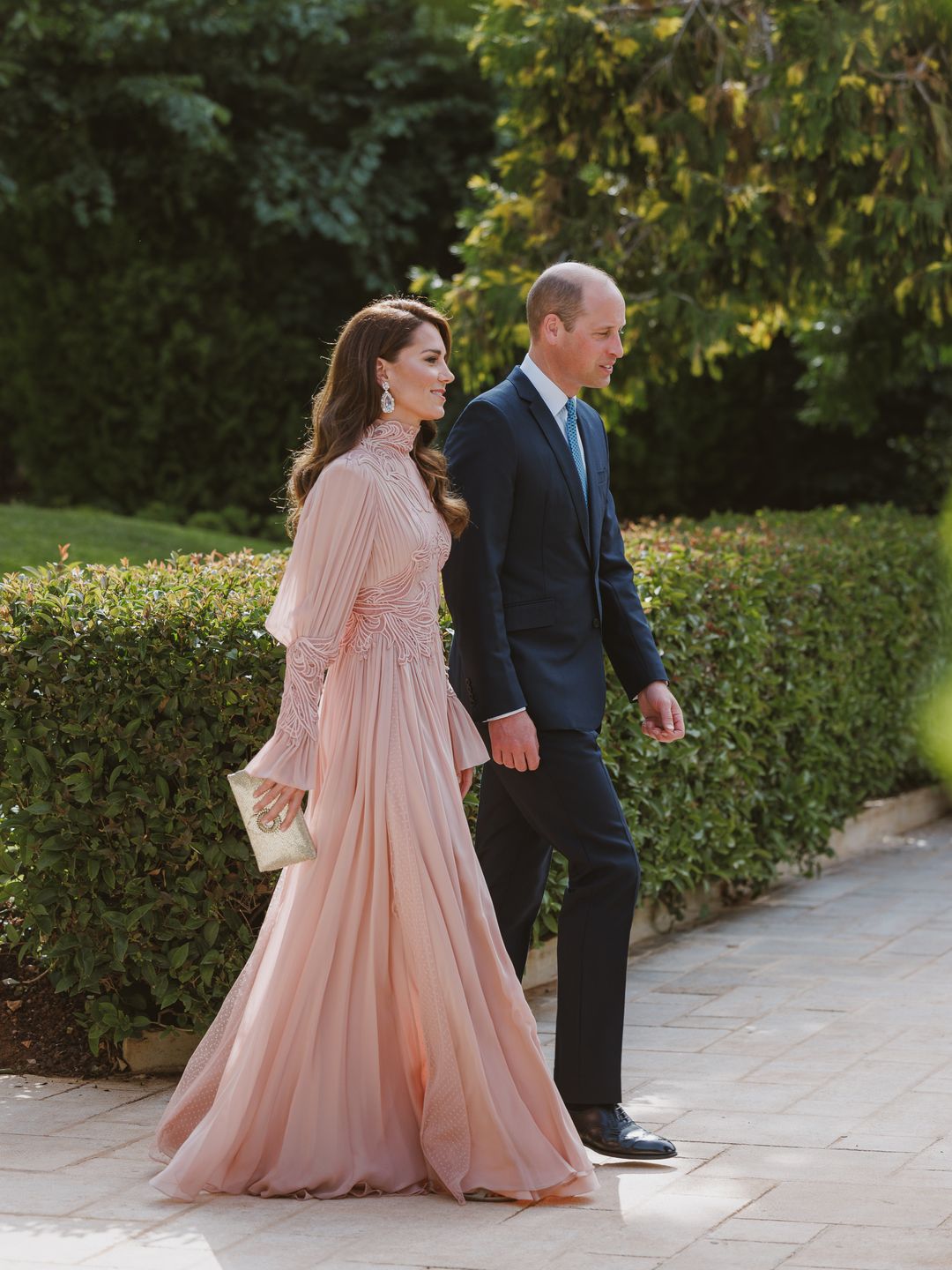 Kate Middleton wearing Elie Saab dress Jordan Royal wedding 2023