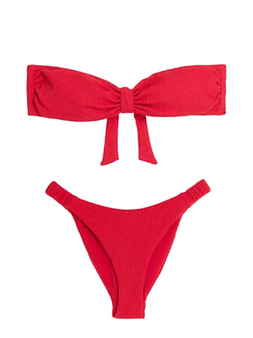 River Island red bikini 