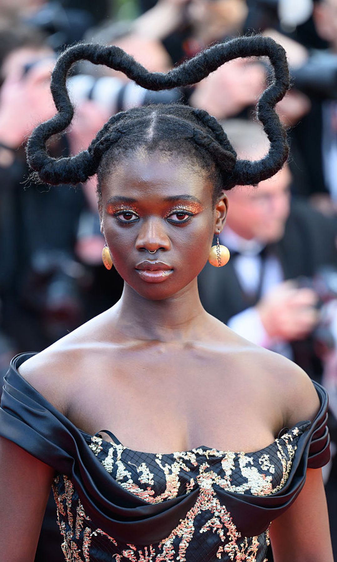 CANNES, FRANCE - MAY 14: Laetitia Ky attends the "Mission Impossible - The Final Reckoning" red carpet at the 78th annual Cannes Film Festival at Palais des Festivals on May 14, 2025 in Cannes, France. (Photo by Karwai Tang/WireImage)