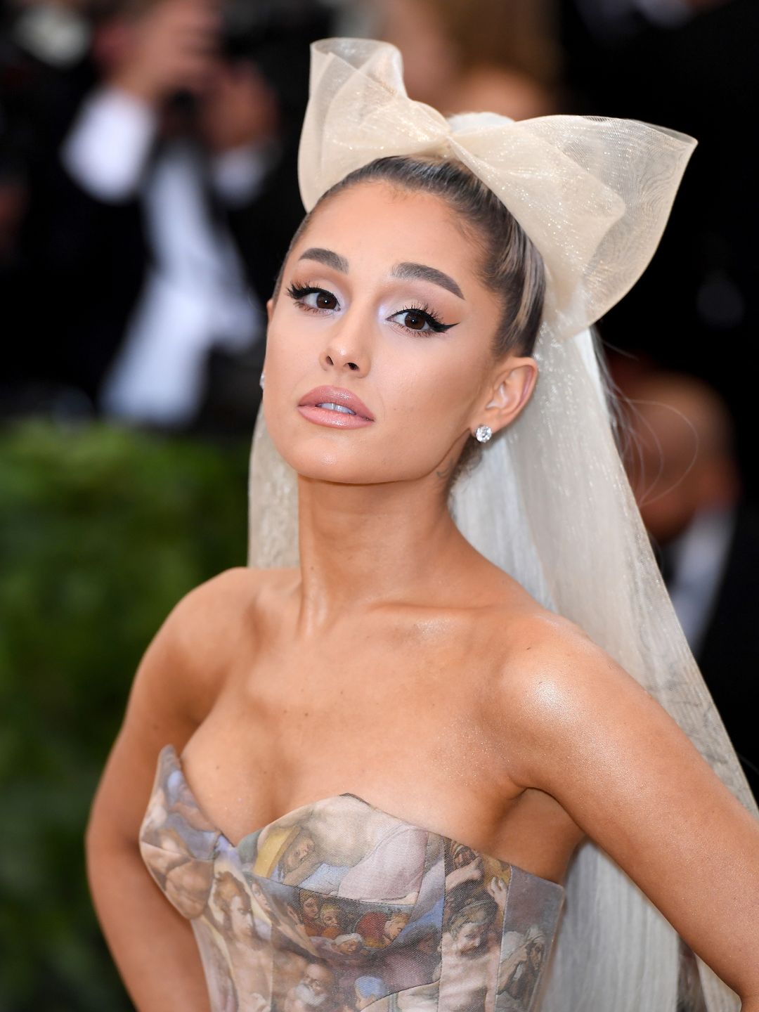 Ariana Grande attends the MET Gala in 2018 in New York City