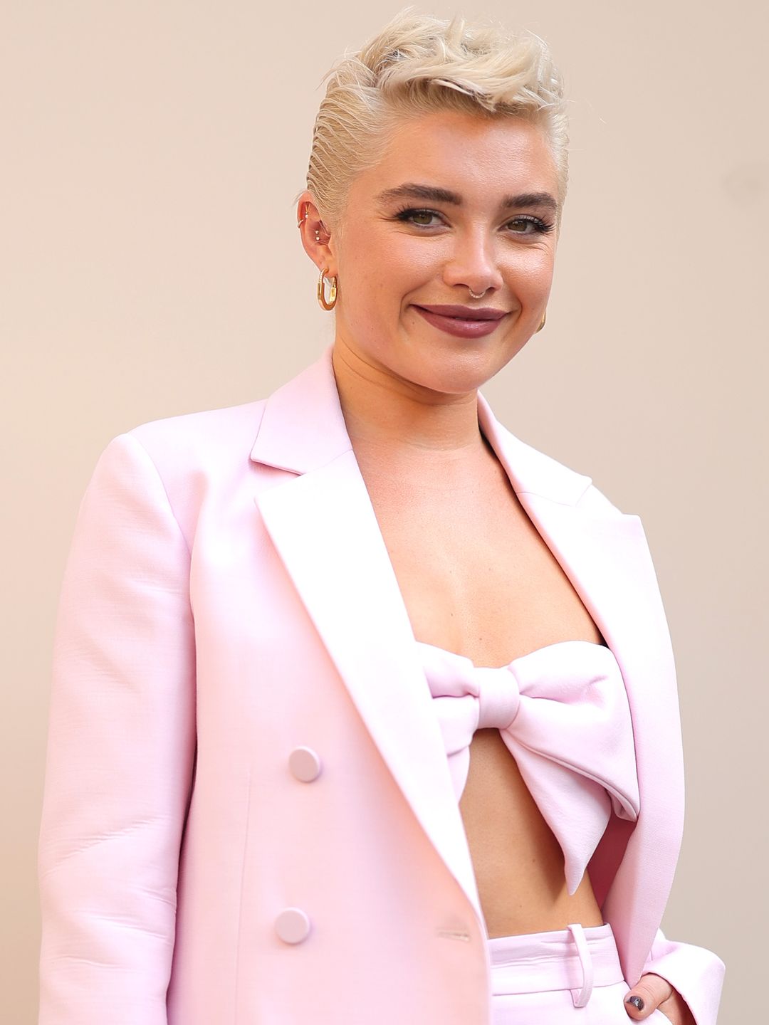 Style icon Florence Pugh is also a pixie cut fan