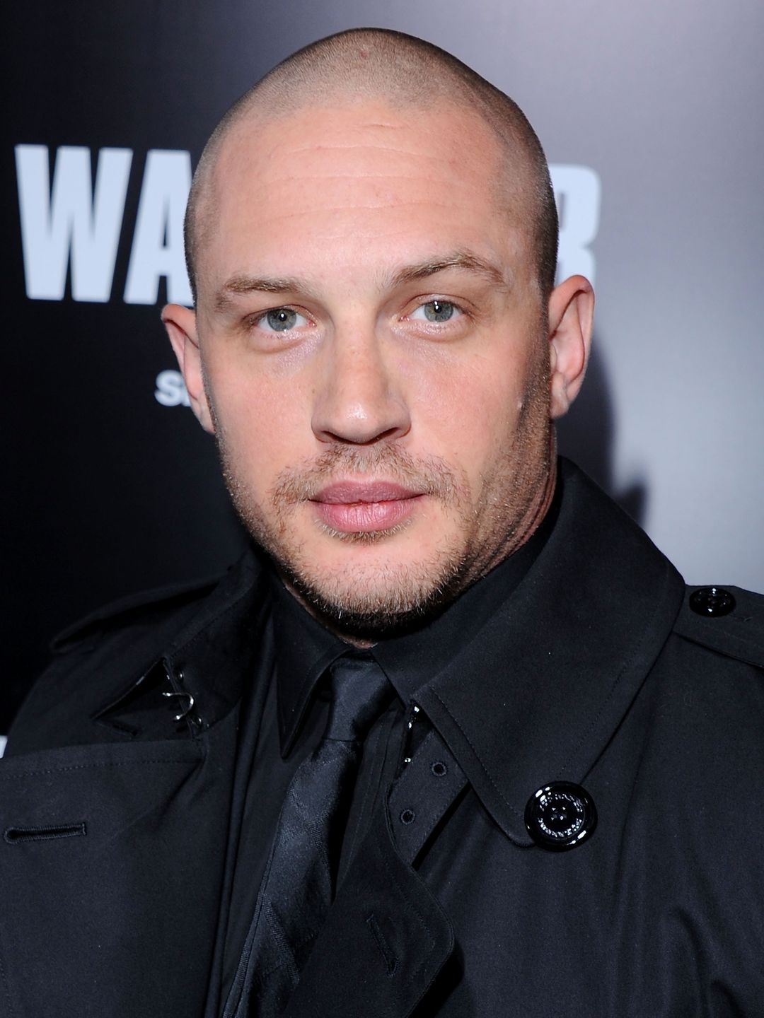 tom hardy with shaved head