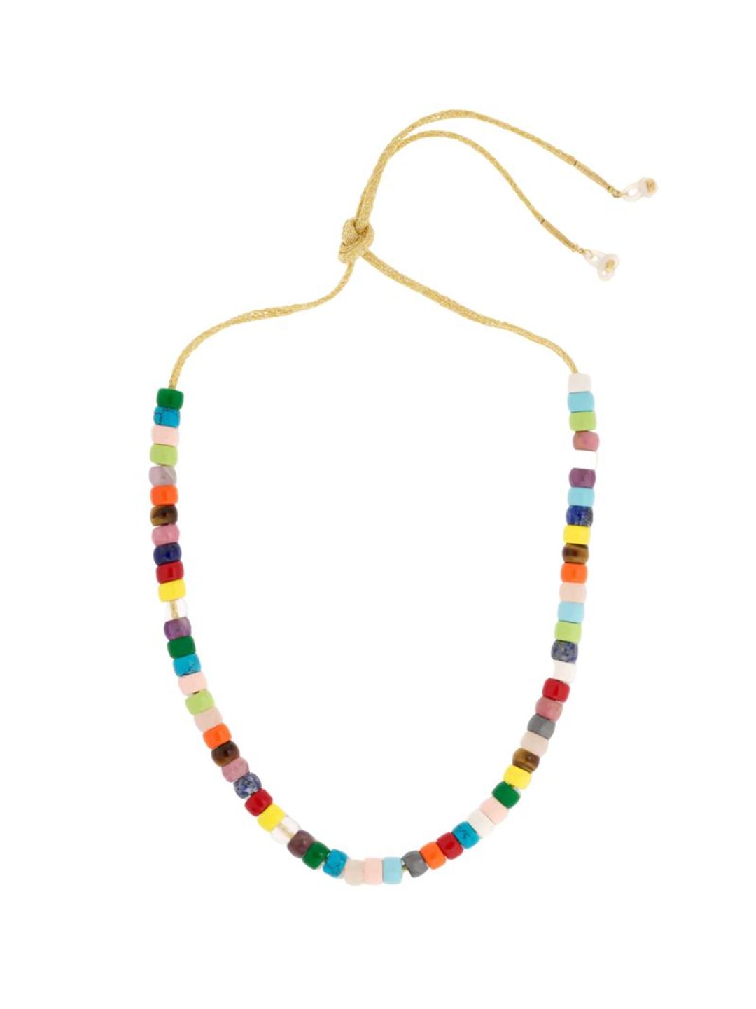 Multi-coloured bead sunglasses chain