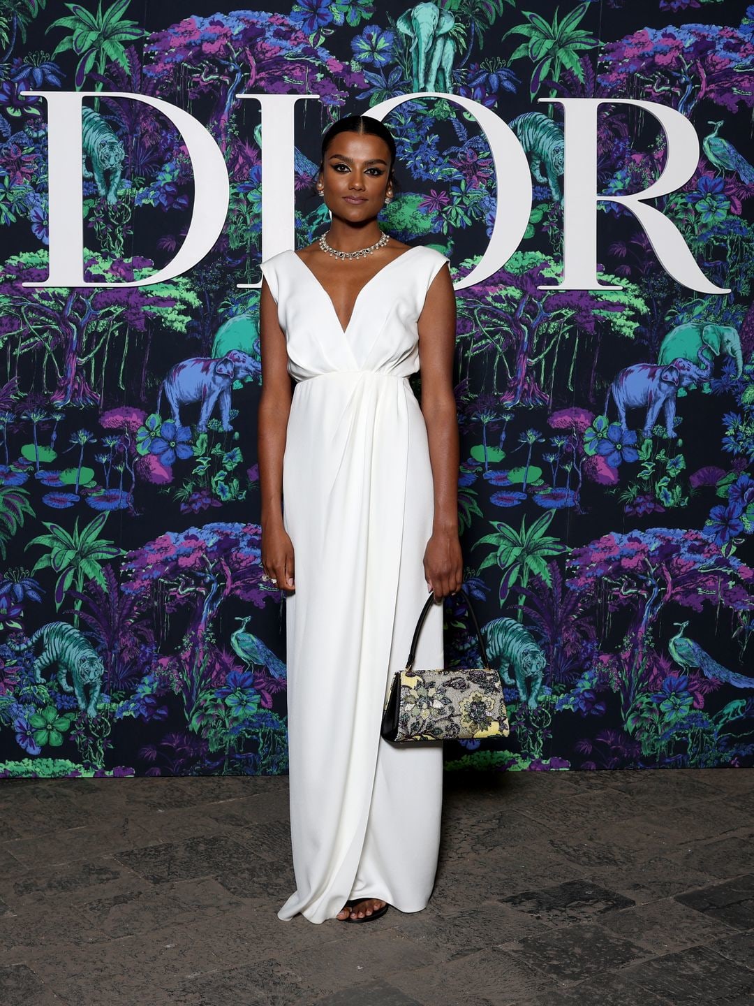 Simone Ashley attends the Christian Dior pre-fall 2023 show 