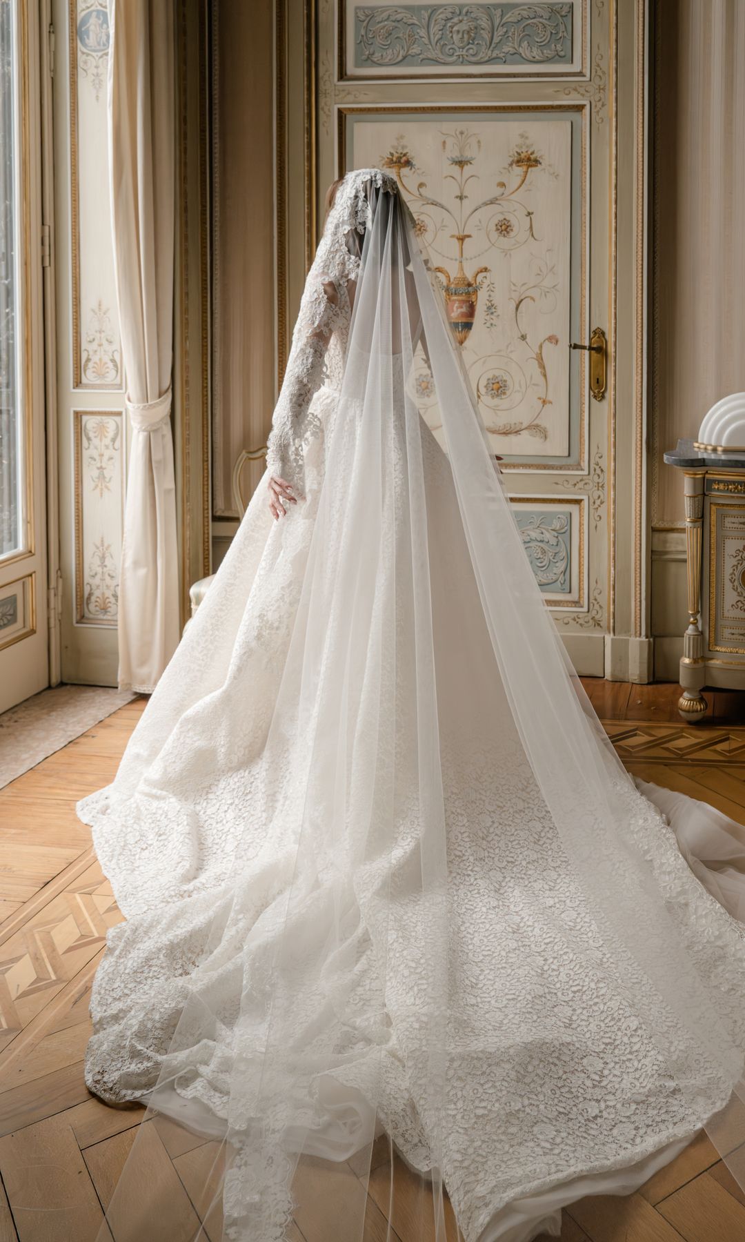 Cat Harding's beautiful wedding gown