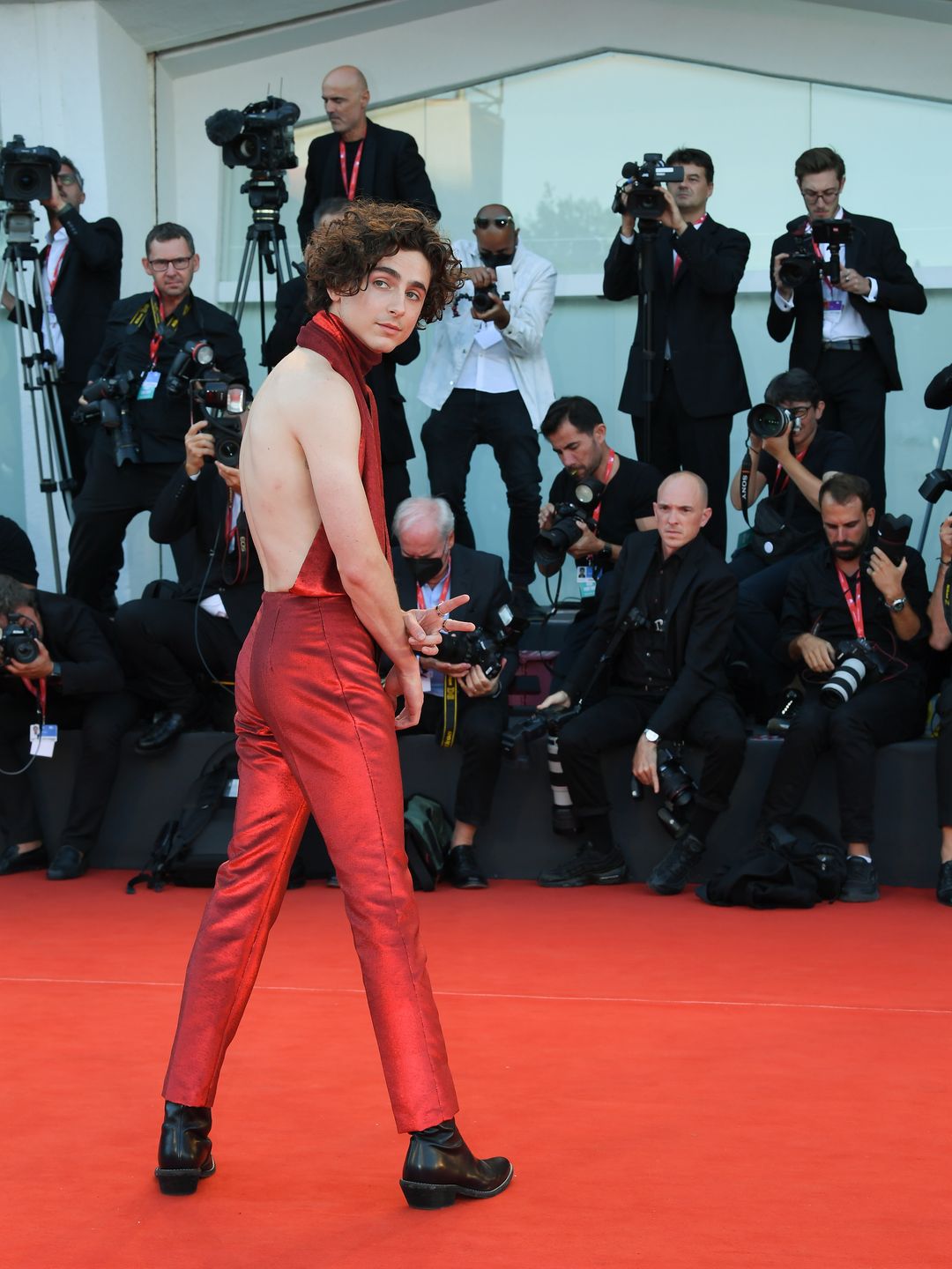 American actor Timothee Chalamet at the 79 Venice International Film Festival 2022. Bones And All Red Carpet. Venice (Italy), September 2nd, 2022
