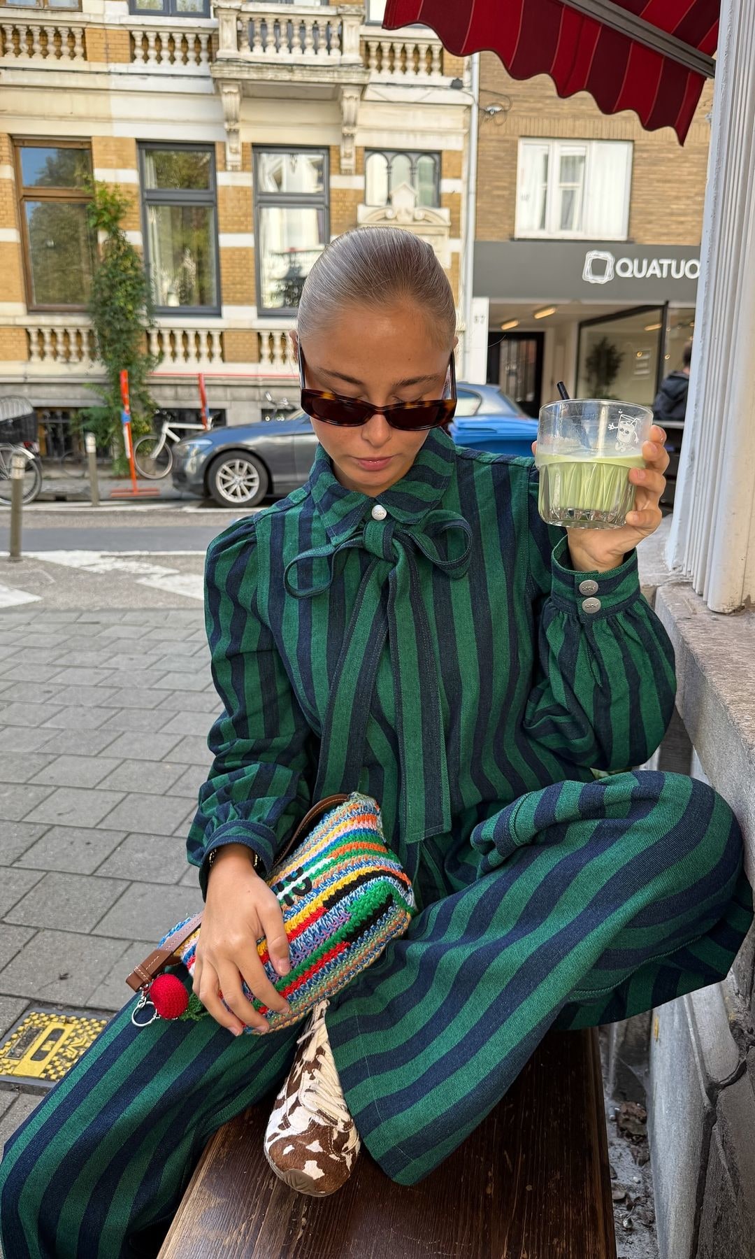 All the It-girls in Amsterdam are wearing pyjamas outside, and so should you